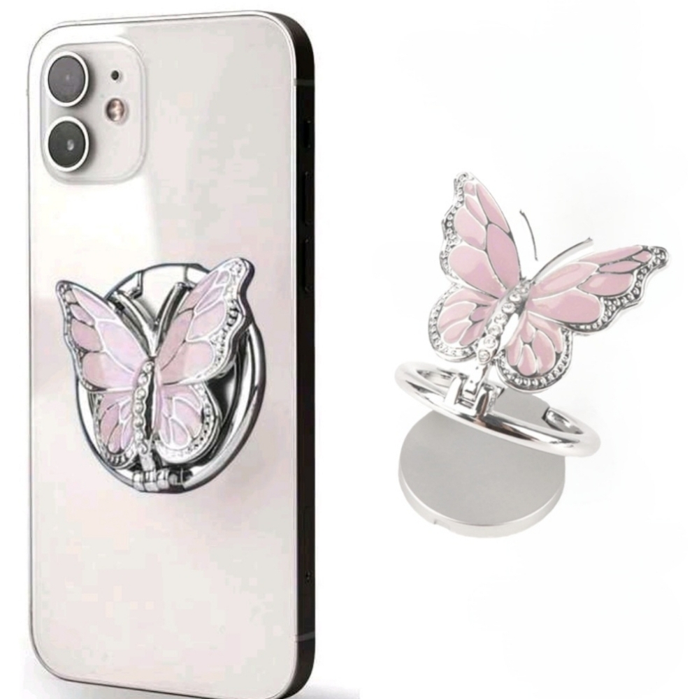 Butterfly Phone Ring Grip 360 Degree‎ Rotating Plating Finger Holder Kickstand